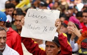 Protestos na Venezuela após captura de Maduro