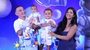 Celebração do 2º aniversário do filho de João Gomes e Ary Mirelle