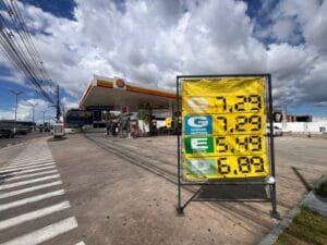 Preços dos combustíveis em Manaus