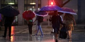 Impacto da chegada de frente fria em SP