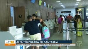 Crescimento do Aeroporto de Santarém na alta Temporada