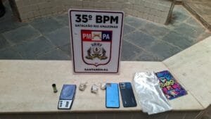 Prisão de Foragido da Justiça com drogas em Santarém