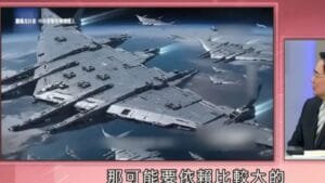 Projeto de nave de guerra Futurista da China Inspirado em Star Wars
