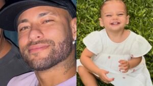 Helena, filha de Neymar Jr, aparece com bota acessível
