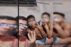 Traficante da Feira do Rolo: Postagens de crianças fazendo sinal de tráfico