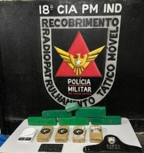 Apreensão de drogas em plantação de bananeiras na zona rural de Mantena