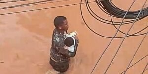 Heroísmo em Juiz de Fora: Ex-Soldado Salva Bebê Durante Inundações